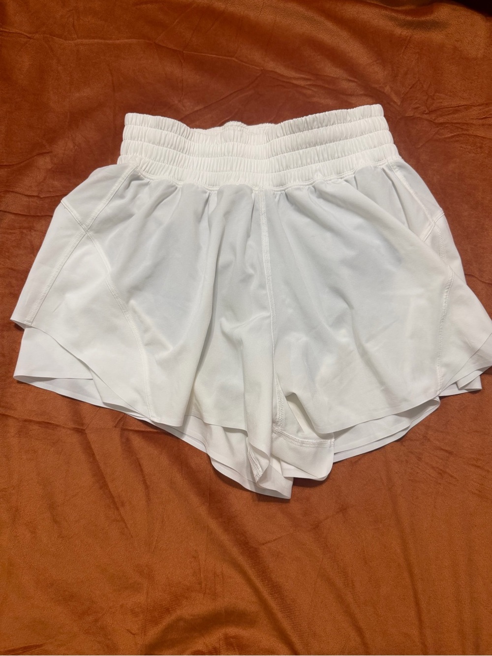 lululemon athletica White Layered Athletic Shorts